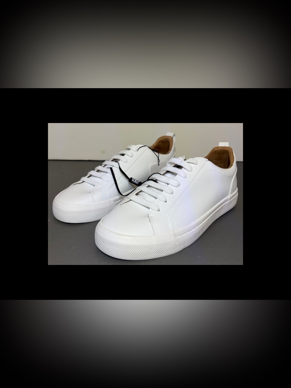 ZARA Basic Lace-up with rubber soles & OrthoLite insole. sz 36 NEW!!